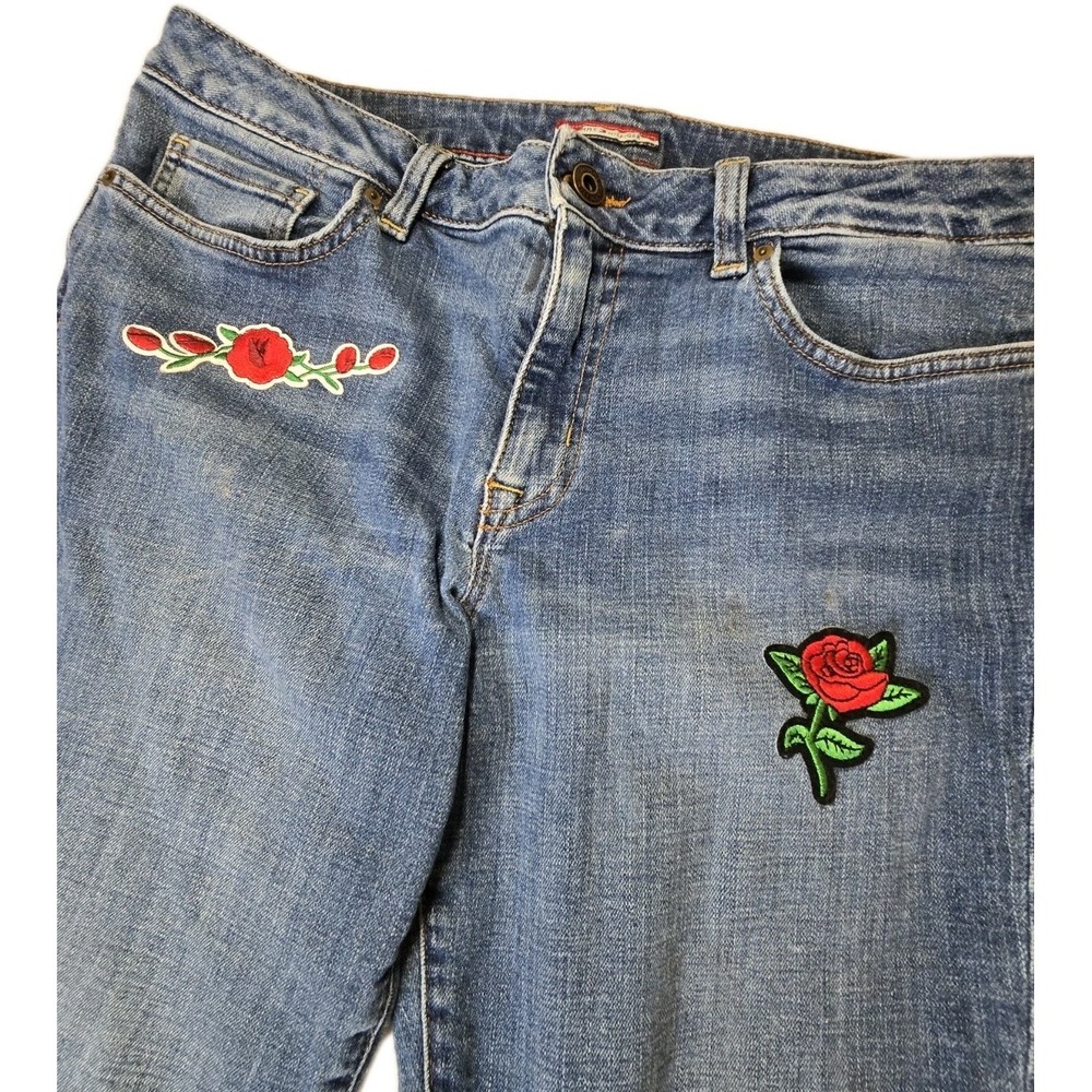 Tommy Hilfiger Jeans Womens‎ Denim Patches Size 12 (No Tag)